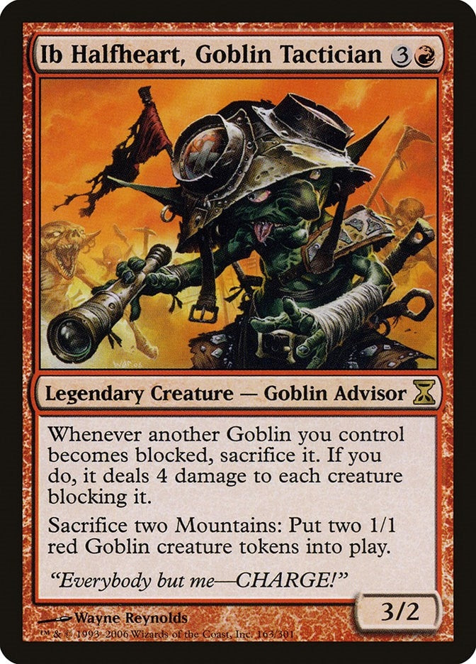 Image for Ib Halfheart, Goblin Tactician (163) (Time Spiral) - Magic: The Gathering