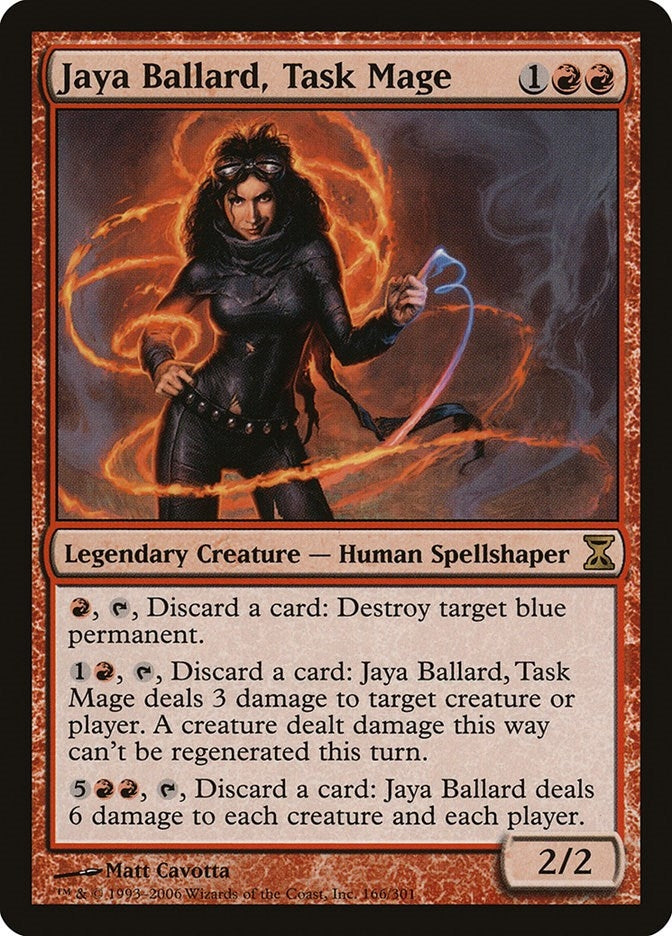 Image for Jaya Ballard, Task Mage (166) (Time Spiral) - Magic: The Gathering