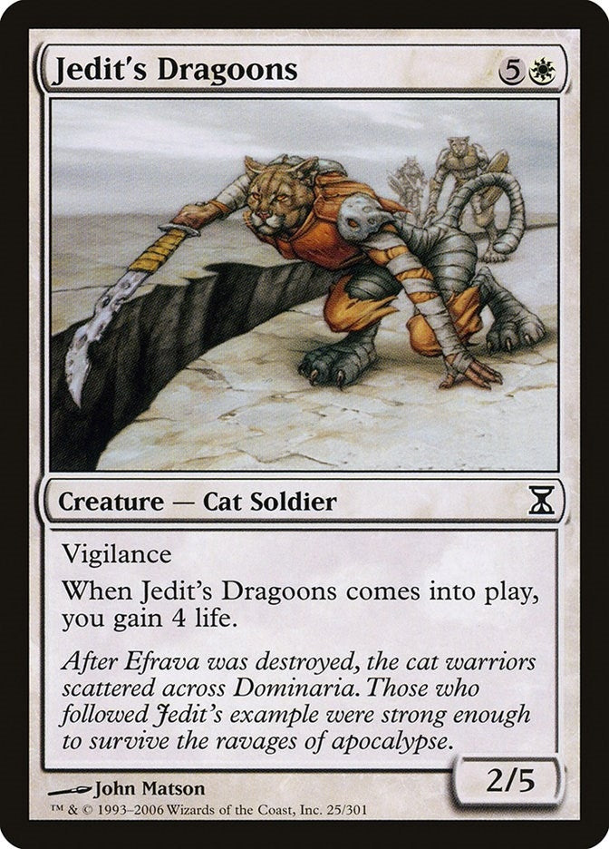 Image for Jedit's Dragoons (25) (Time Spiral) - Magic: The Gathering