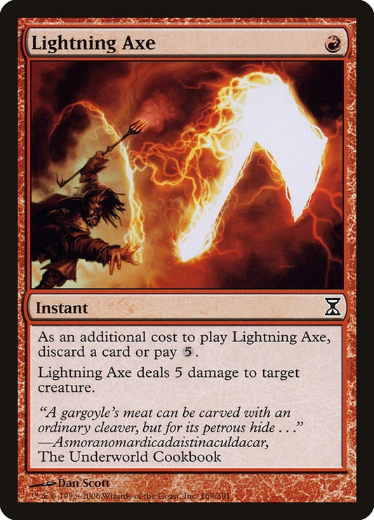 Lightning Axe (168) (Time Spiral)
