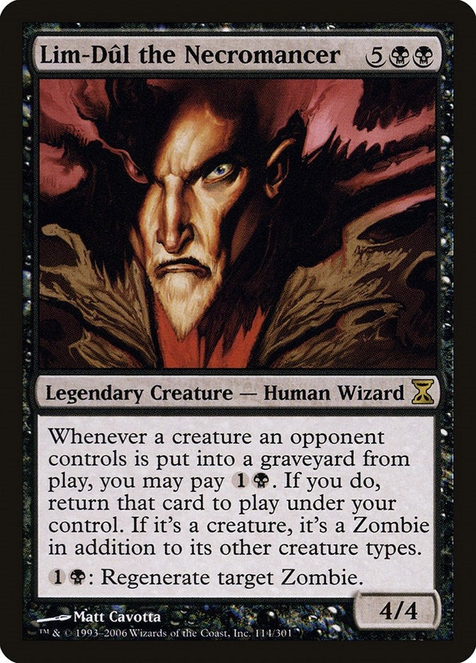 Image for Lim-Dul the Necromancer (114) (Time Spiral) - Magic: The Gathering