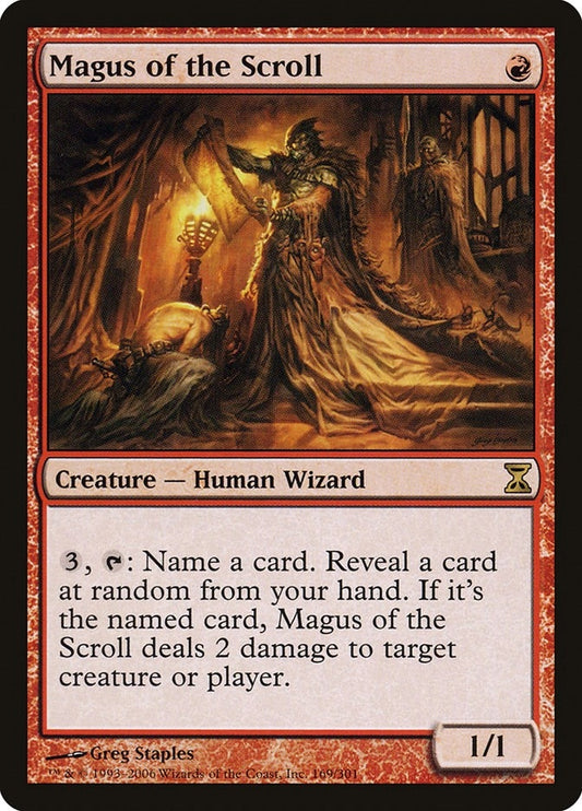Magus of the Scroll (169) (Time Spiral)