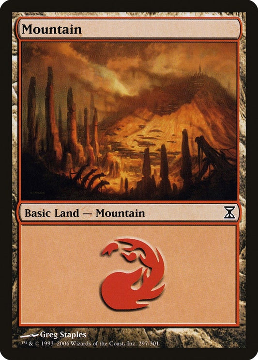 Image for Mountain (297) (297) (Time Spiral) - Magic: The Gathering