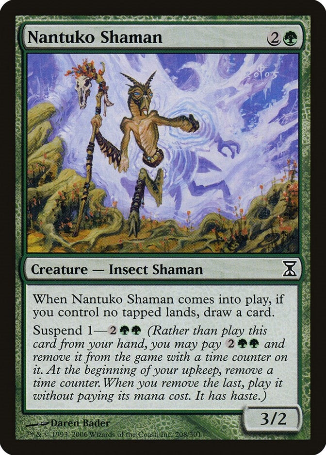 Image for Nantuko Shaman (208) (Time Spiral) - Magic: The Gathering