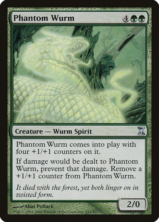 Image for Phantom Wurm (211) (Time Spiral) - Magic: The Gathering