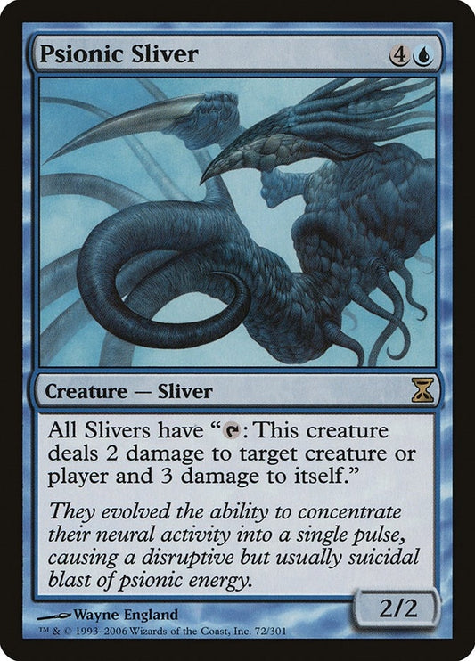Image for Psionic Sliver (72) (Time Spiral) - Magic: The Gathering