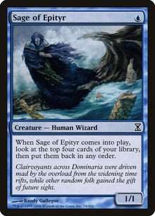 Image for Sage of Epityr (74) (Time Spiral) - Magic: The Gathering