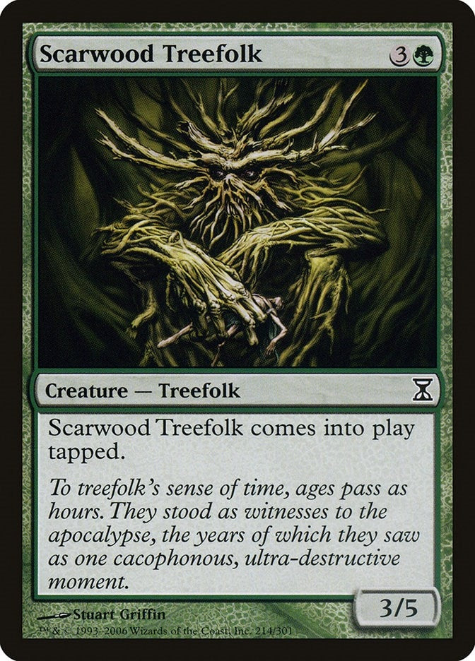 Image for Scarwood Treefolk (214) (Time Spiral) - Magic: The Gathering
