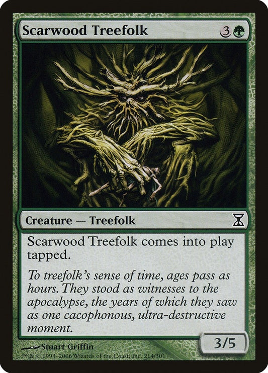 Image for Scarwood Treefolk (214) (Time Spiral) - Magic: The Gathering