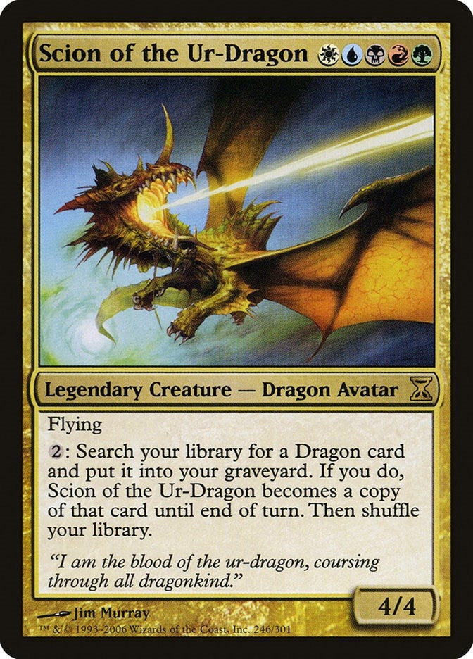 Image for Scion of the Ur-Dragon (246) (Time Spiral) - Magic: The Gathering