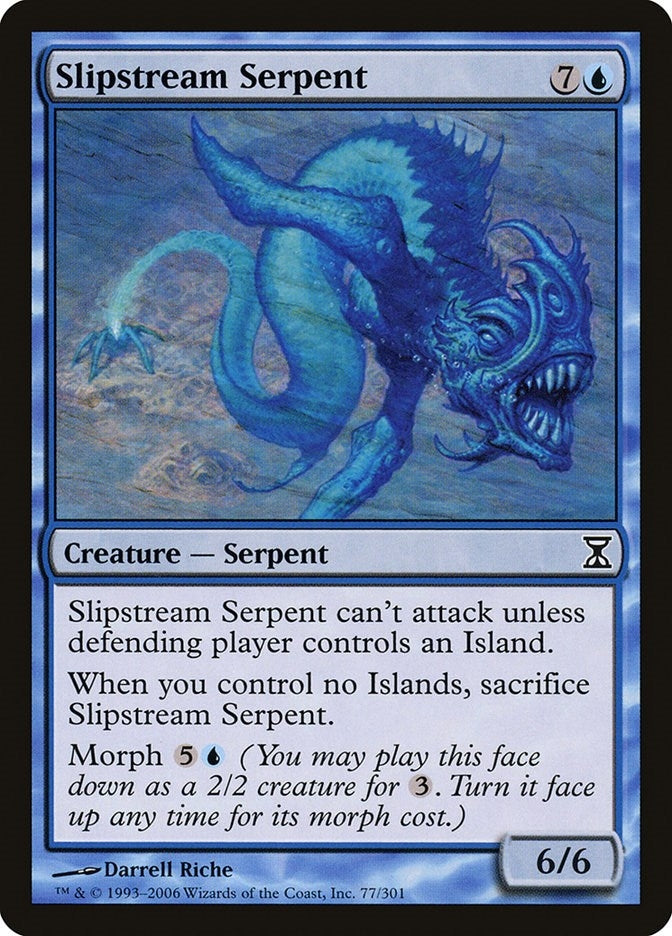 Image for Slipstream Serpent (77) (Time Spiral) - Magic: The Gathering