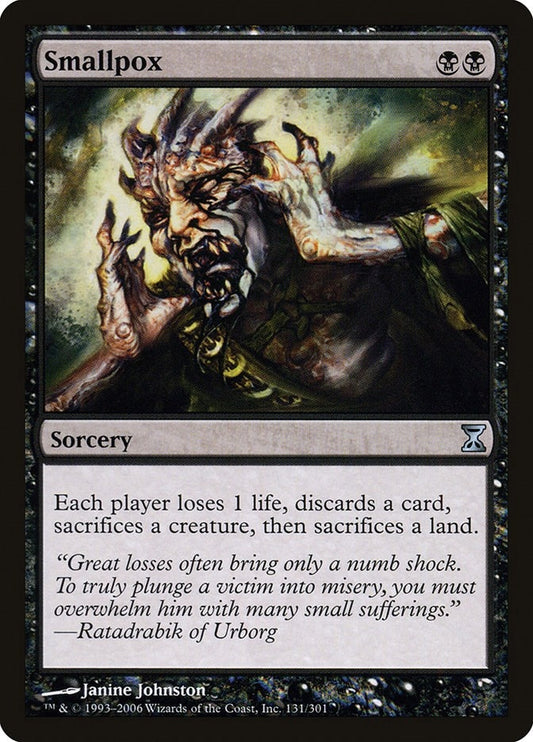 Image for Smallpox (131) (Time Spiral) - Magic: The Gathering