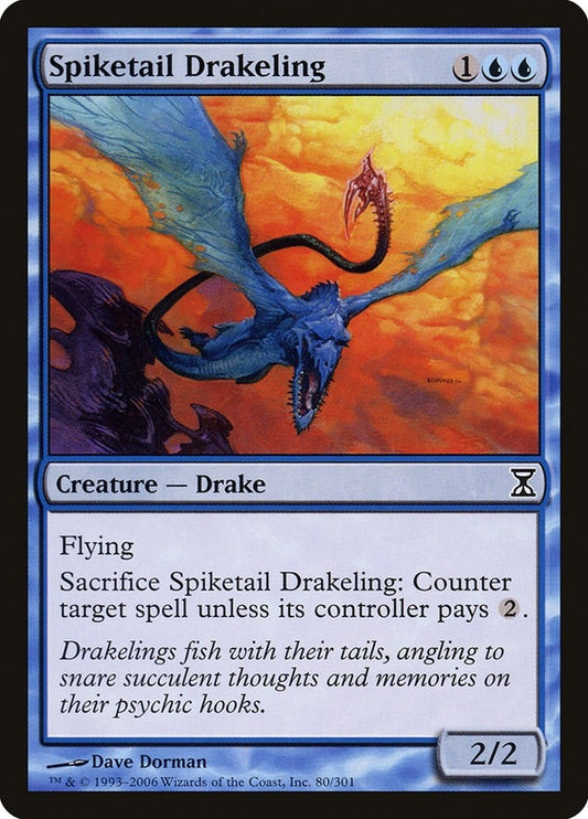 Image for Spiketail Drakeling (80) (Time Spiral) - Magic: The Gathering