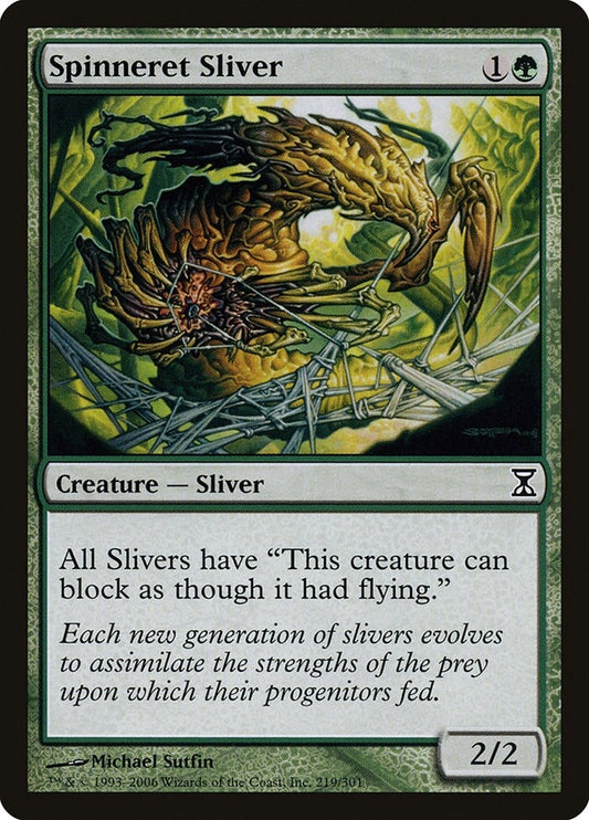 Image for Spinneret Sliver (219) (Time Spiral) - Magic: The Gathering