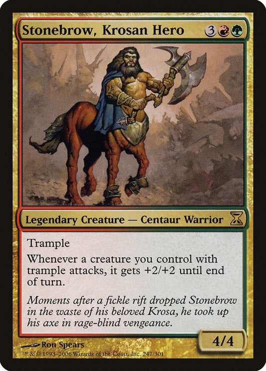 Stonebrow, Krosan Hero (247) (Time Spiral)