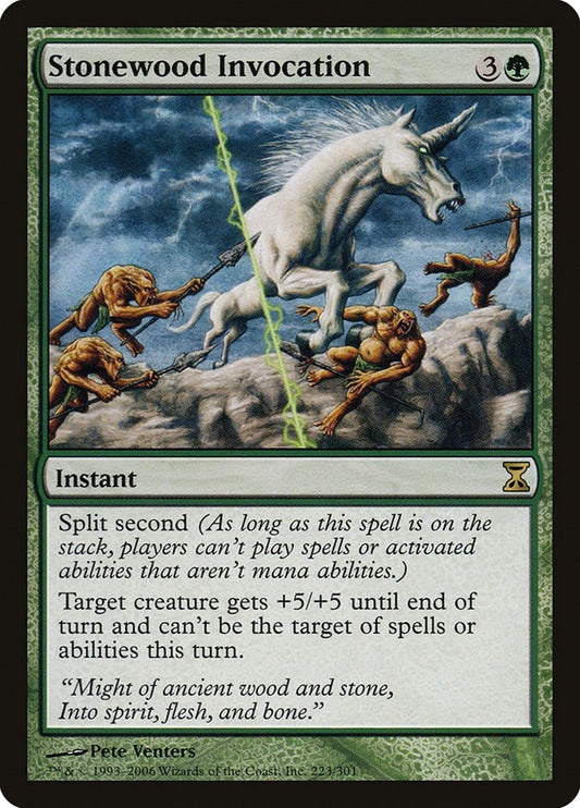 Image for Stonewood Invocation (223) (Time Spiral) - Magic: The Gathering