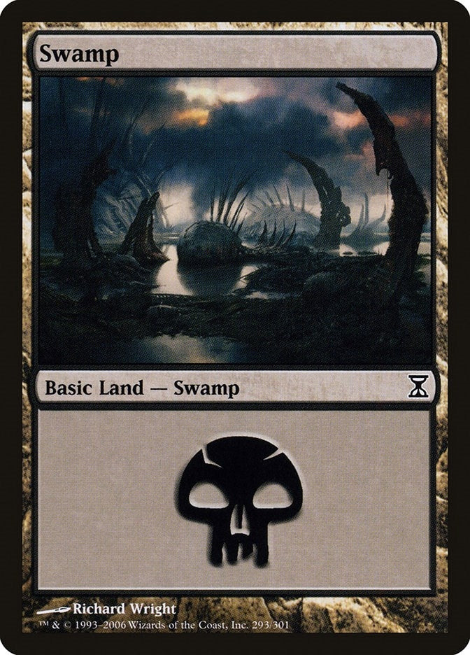 Image for Swamp (293) (293) (Time Spiral) - Magic: The Gathering