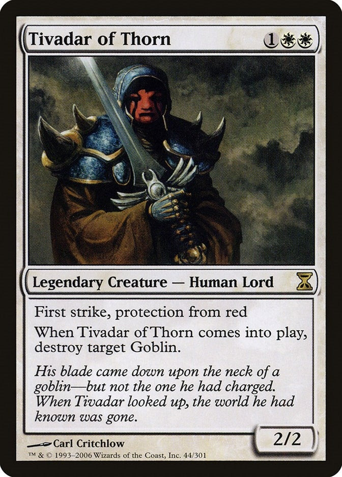 Image for Tivadar of Thorn (44) (Time Spiral) - Magic: The Gathering