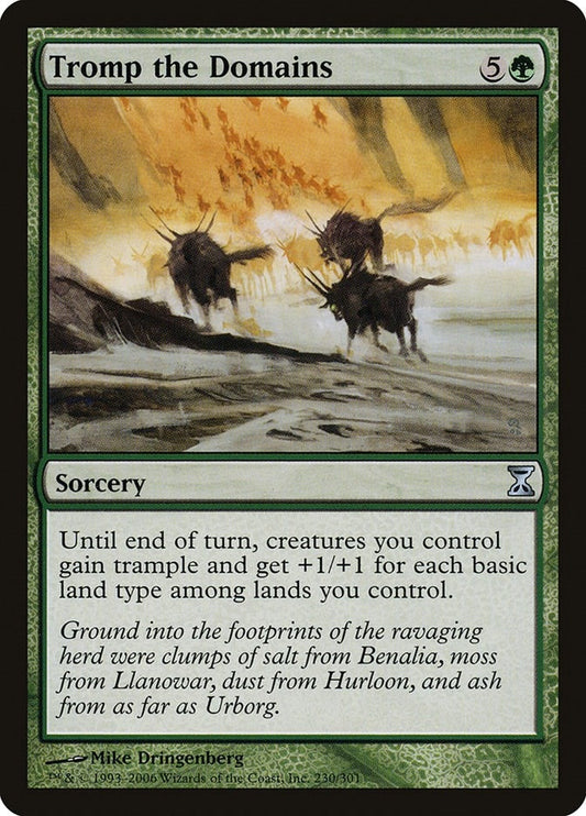 Image for Tromp the Domains (230) (Time Spiral) - Magic: The Gathering