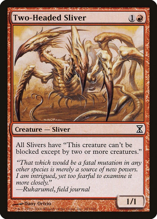 Two-Headed Sliver (183) (Time Spiral)