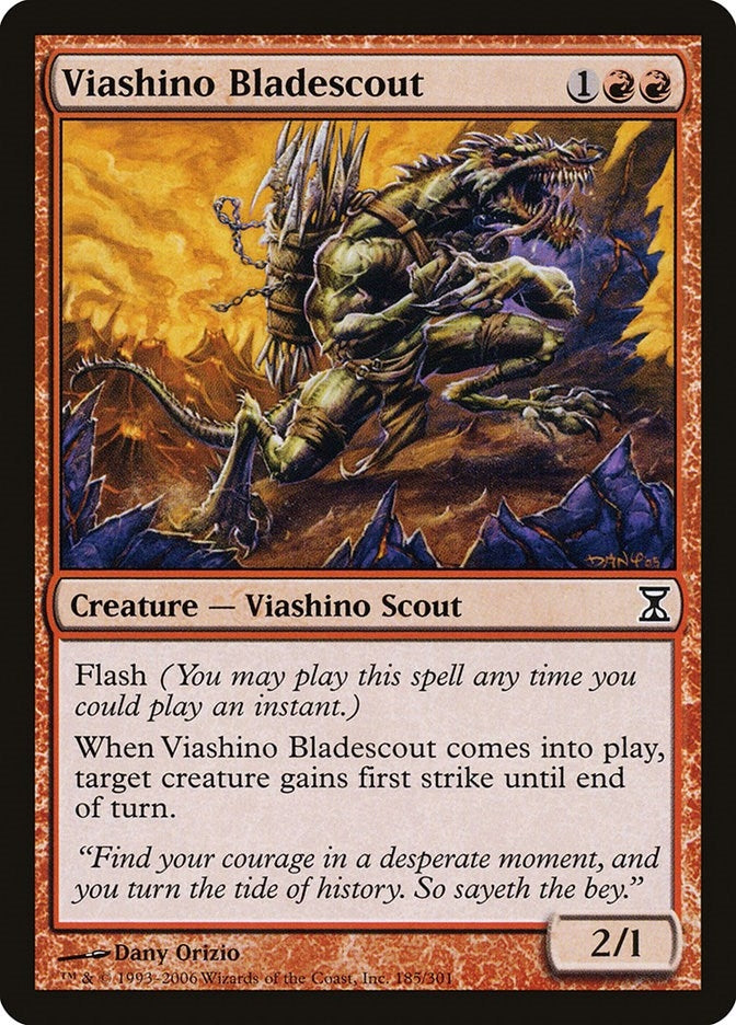 Image for Viashino Bladescout (185) (Time Spiral) - Magic: The Gathering