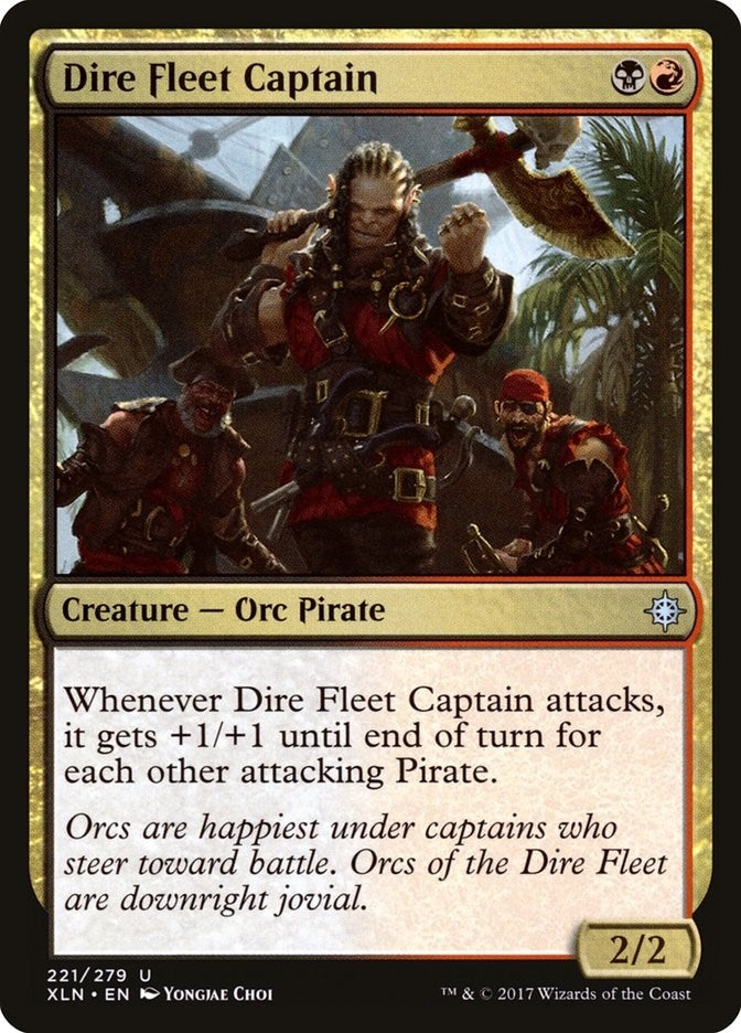 Image for Dire Fleet Captain (221) (Ixalan) - Magic: The Gathering