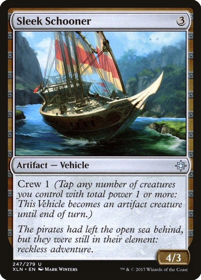 Image for Sleek Schooner (247) (Ixalan) - Magic: The Gathering