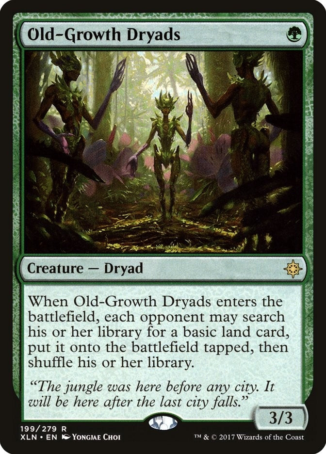Image for Old-Growth Dryads (199) (Ixalan) - Magic: The Gathering