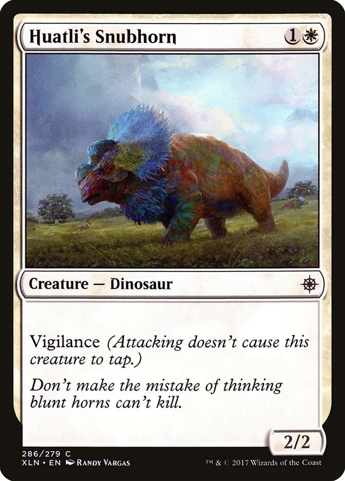 Image for Huatli's Snubhorn (286) (Ixalan) - Magic: The Gathering