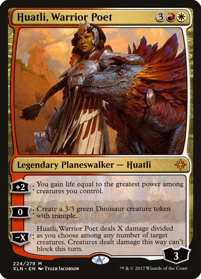 Image for Huatli, Warrior Poet (224) (Ixalan) - Magic: The Gathering