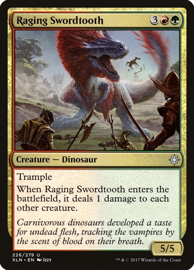 Image for Raging Swordtooth (226) (Ixalan) - Magic: The Gathering