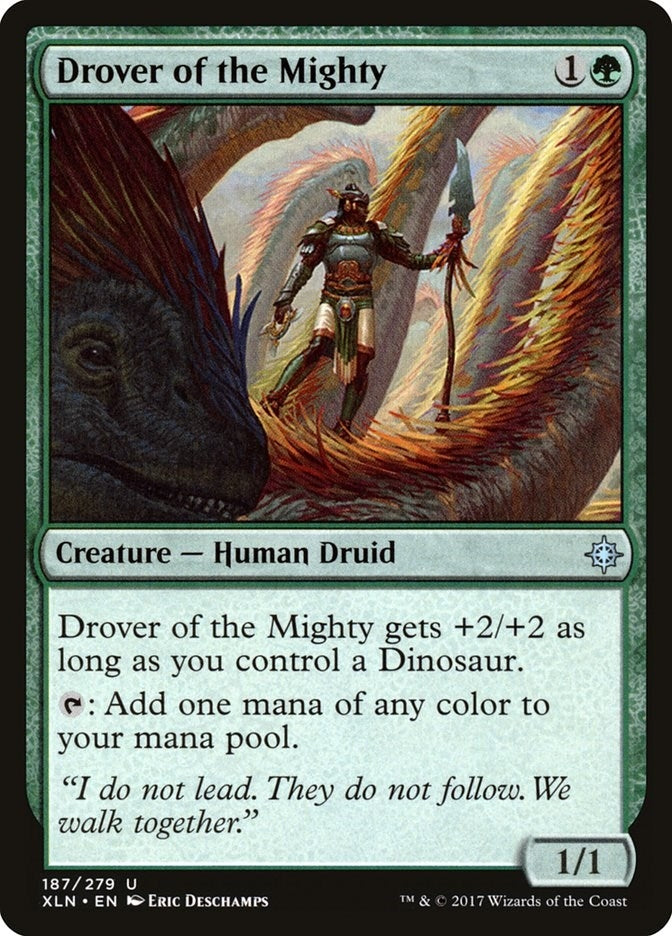 Image for Drover of the Mighty (187) (Ixalan) - Magic: The Gathering