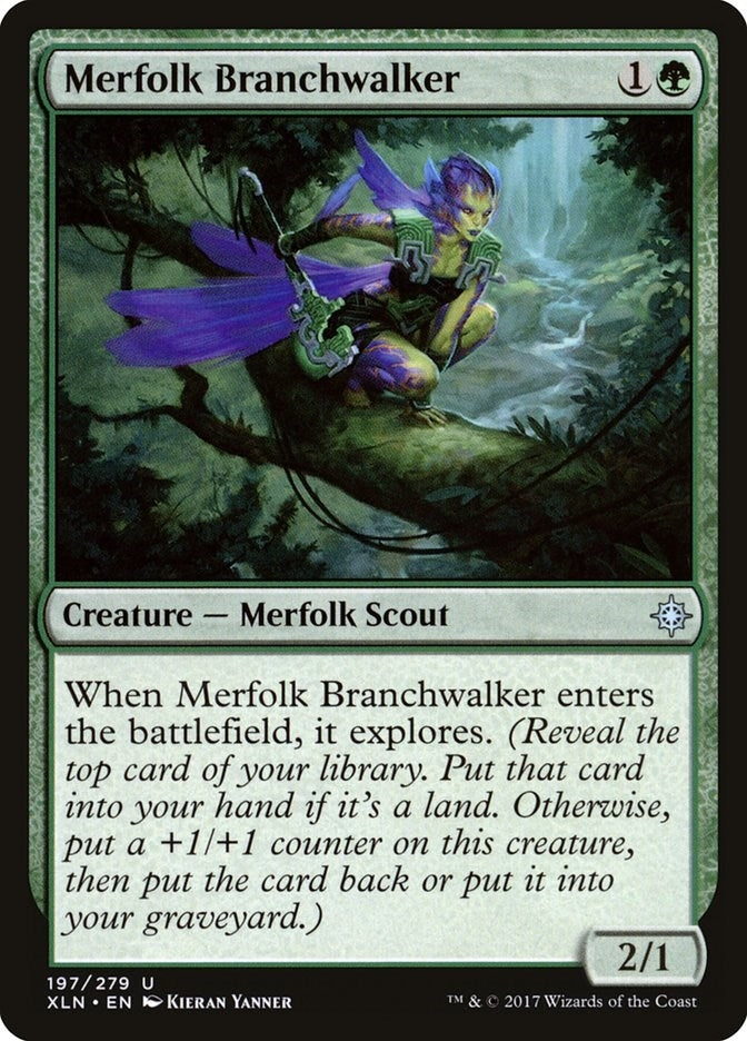 Image for Merfolk Branchwalker (197) (Ixalan) - Magic: The Gathering