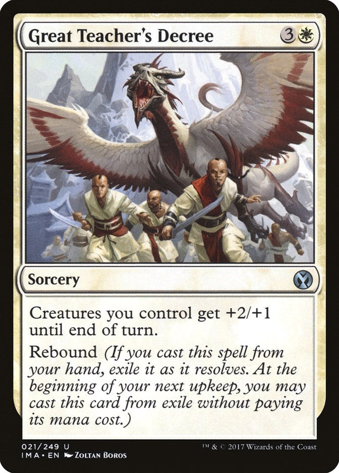 Great Teacher's Decree (21) (Iconic Masters)