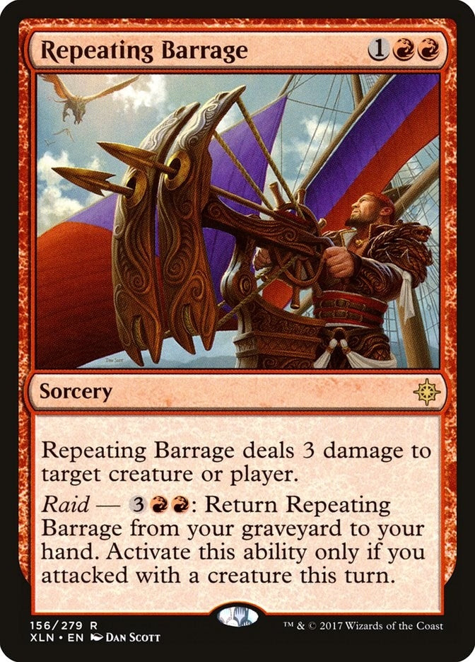 Image for Repeating Barrage (156) (Ixalan) - Magic: The Gathering