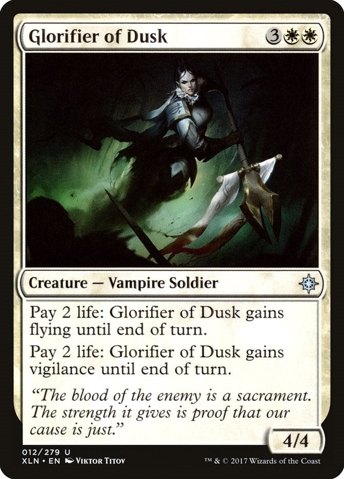 Image for Glorifier of Dusk (12) (Ixalan) - Magic: The Gathering