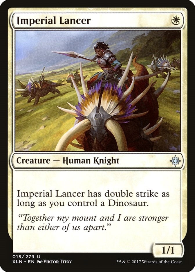 Image for Imperial Lancer (15) (Ixalan) - Magic: The Gathering