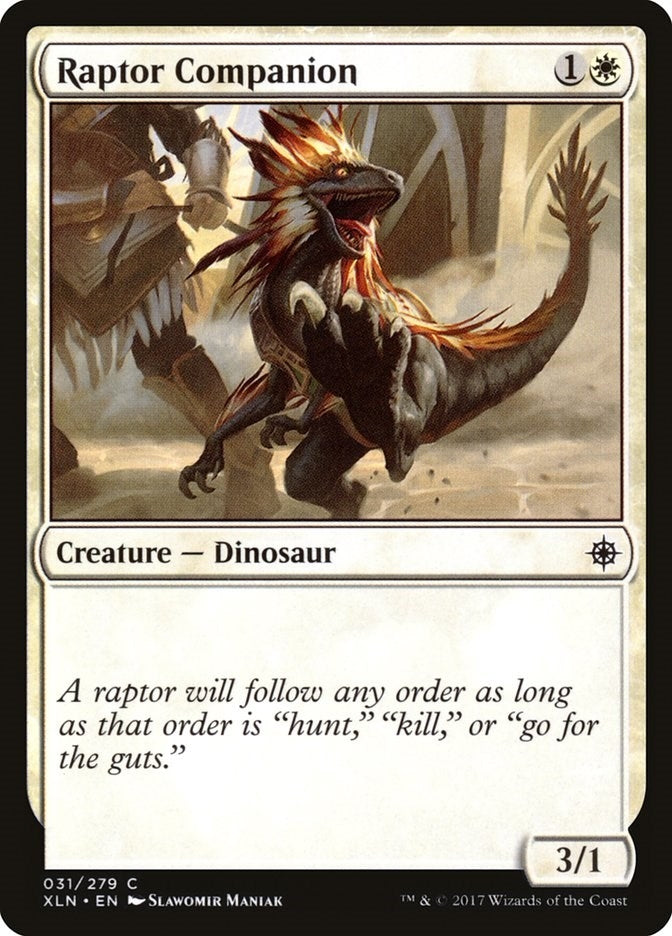 Image for Raptor Companion (31) (Ixalan) - Magic: The Gathering