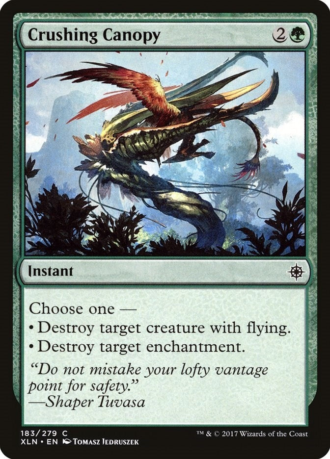 Image for Crushing Canopy (183) (Ixalan) - Magic: The Gathering