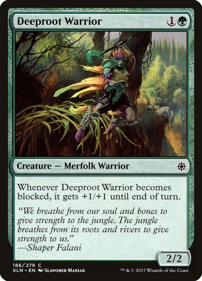 Image for Deeproot Warrior (186) (Ixalan) - Magic: The Gathering