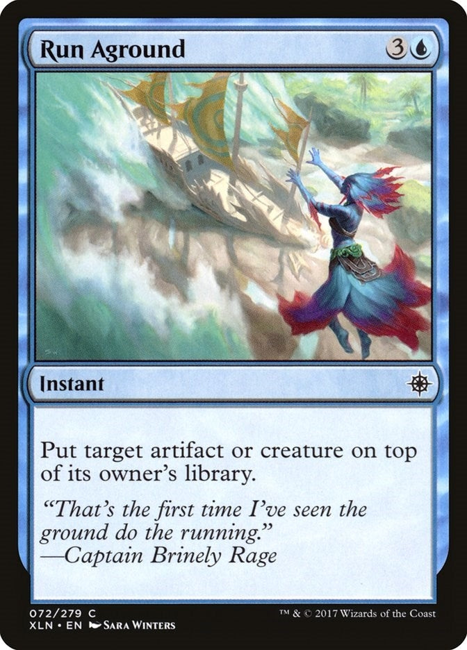 Image for Run Aground (72) (Ixalan) - Magic: The Gathering