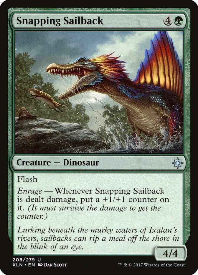 Image for Snapping Sailback (208) (Ixalan) - Magic: The Gathering