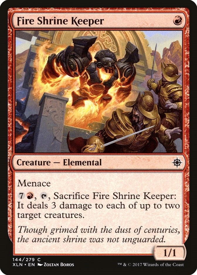 Fire Shrine Keeper (144) (Ixalan)