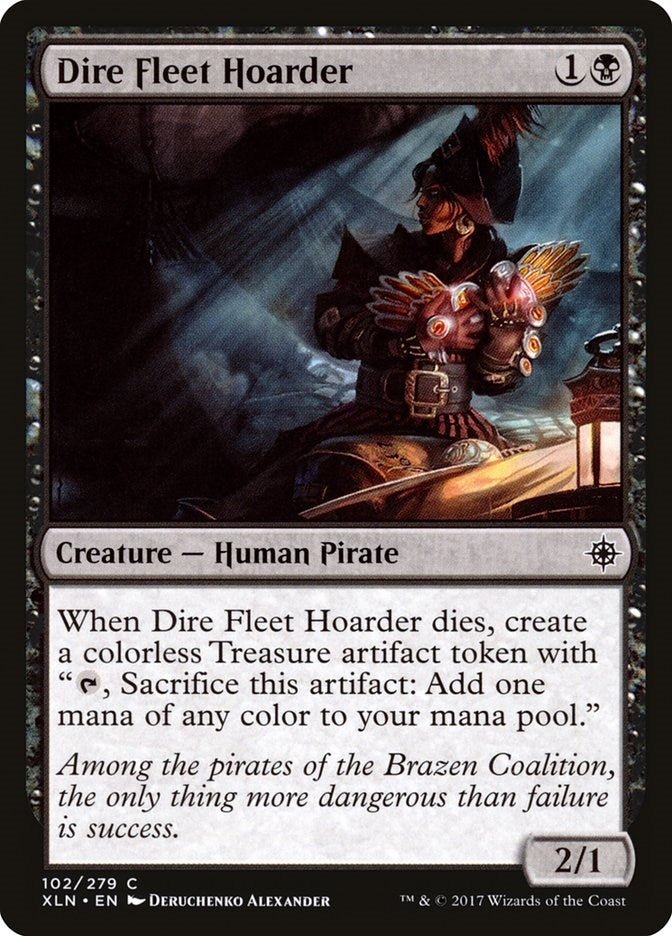 Image for Dire Fleet Hoarder (102) (Ixalan) - Magic: The Gathering