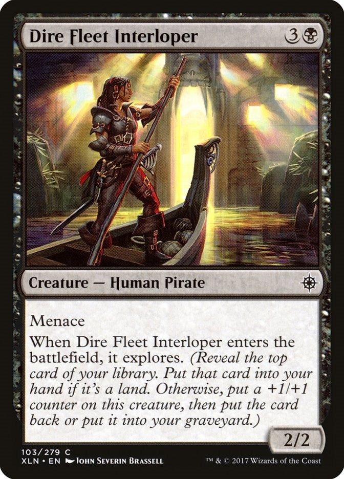 Image for Dire Fleet Interloper (103) (Ixalan) - Magic: The Gathering
