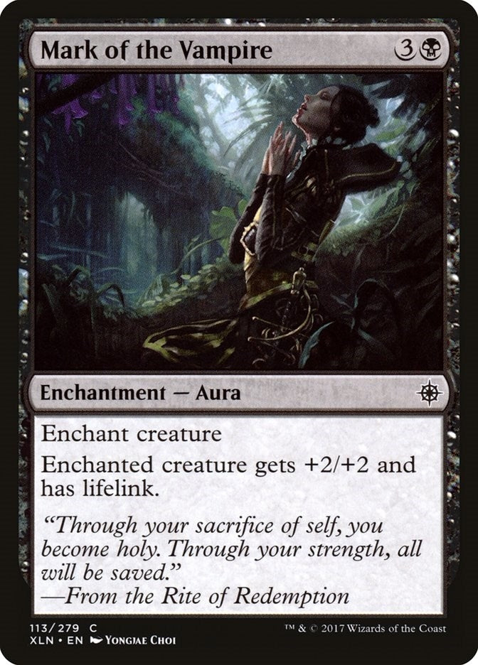 Image for Mark of the Vampire (113) (Ixalan) - Magic: The Gathering