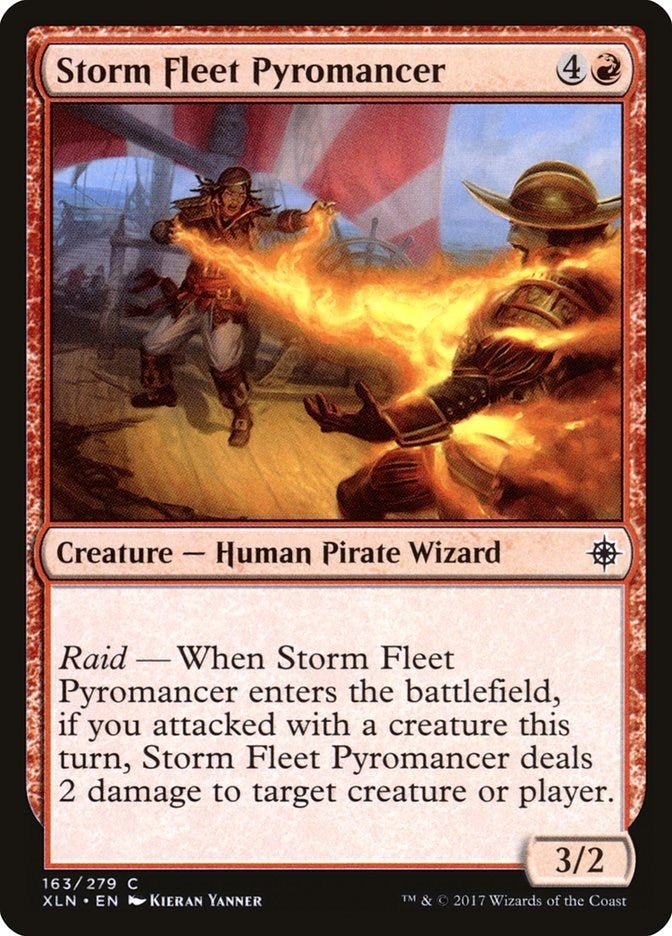Image for Storm Fleet Pyromancer (163) (Ixalan) - Magic: The Gathering