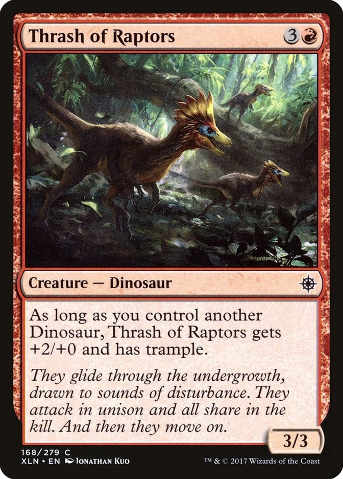 Image for Thrash of Raptors (168) (Ixalan) - Magic: The Gathering