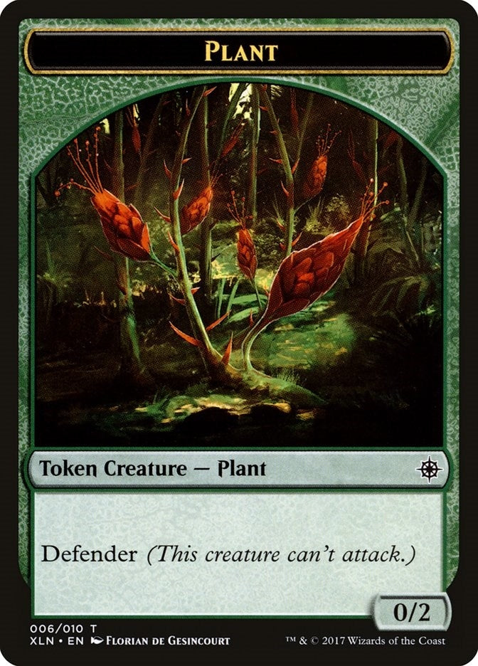Image for Plant Token (6) (Ixalan) - Magic: The Gathering