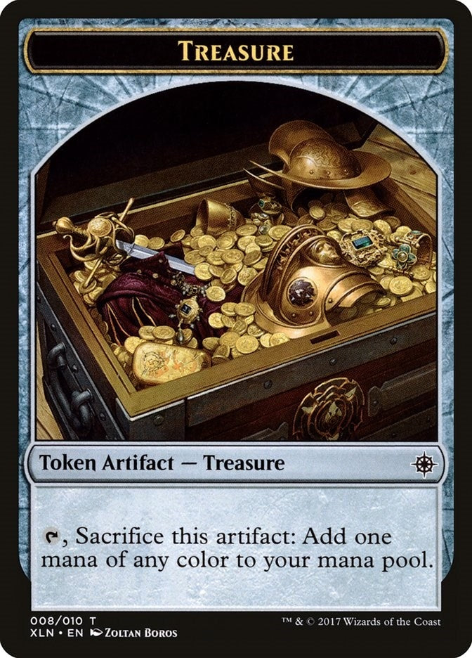 Image for Treasure Token (008) (8) (Ixalan) - Magic: The Gathering
